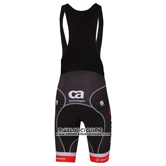 2017 Maillot Ciclismo Trek Segafredo Noir et Rouge Manches Courtes et Cuissard